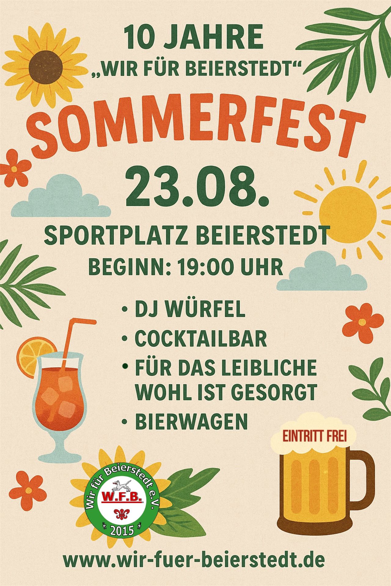 Sommerfest 2025 - 10 Jahre Wir für Beierstedt